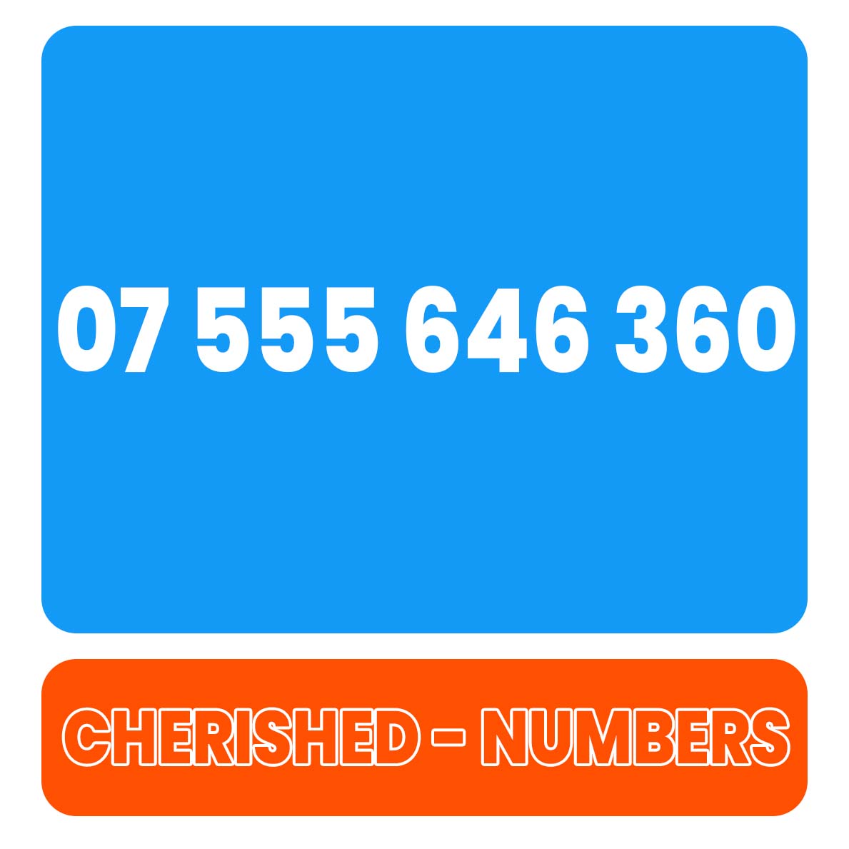 07 555 64 63 60 Gold UK VIP Mobile Phone Number Sim