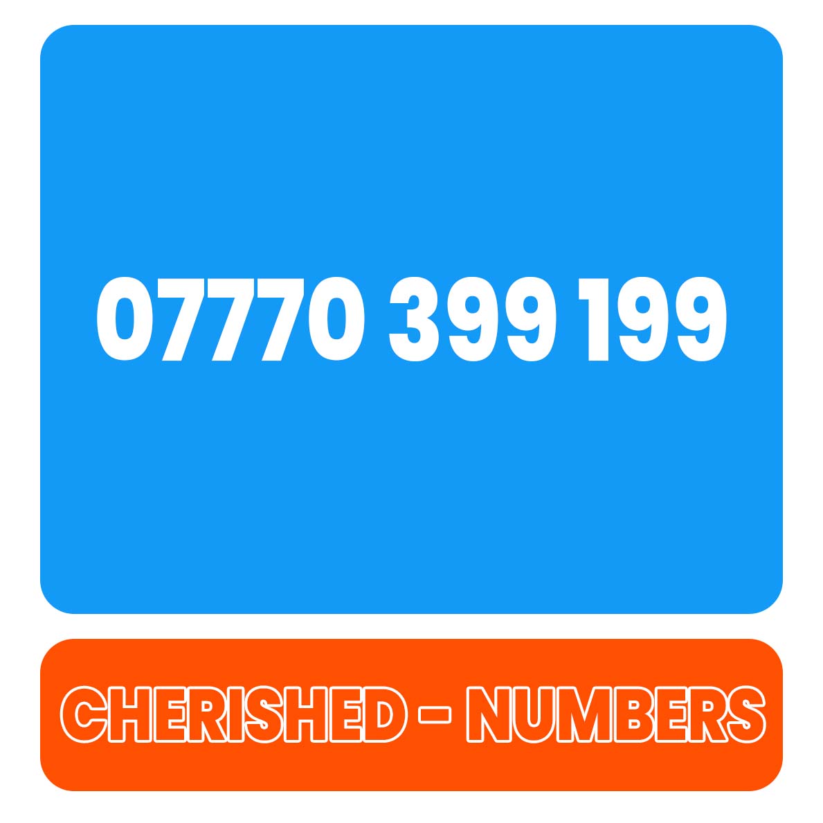 07770 399 199 Gold UK VIP Mobile Phone Number Sim