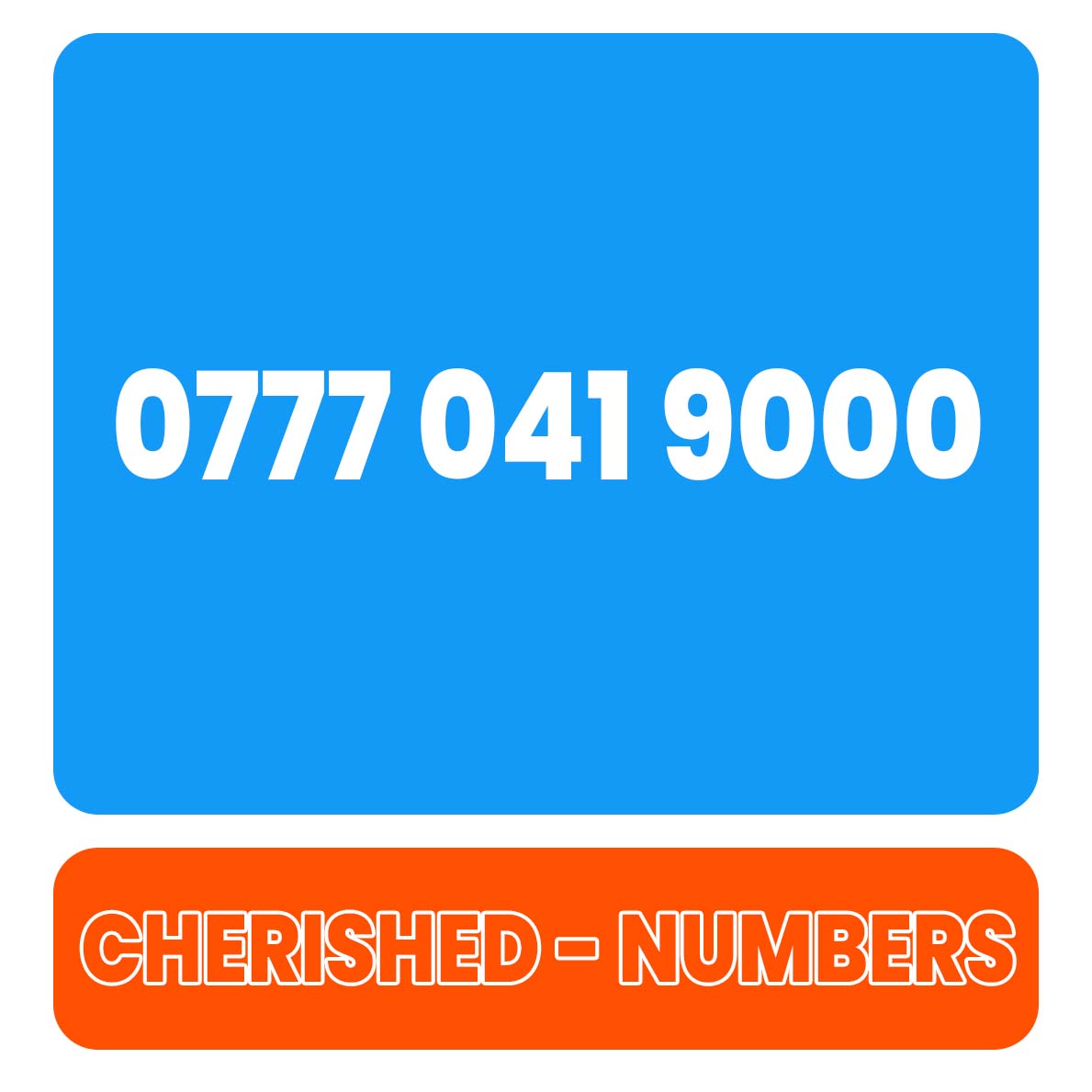 0777 041 9000 Gold UK VIP Mobile Phone Number Sim