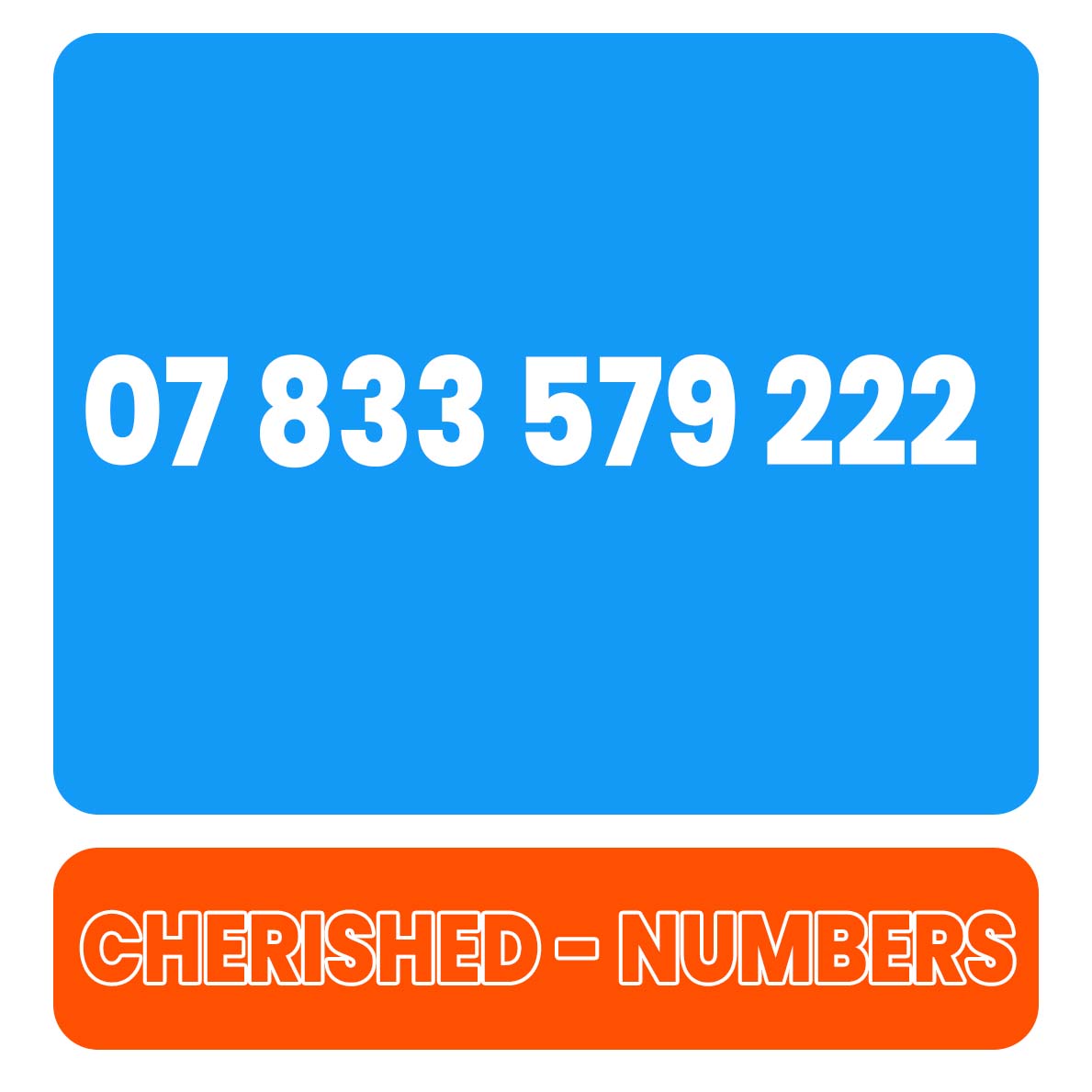 078 33 579 222 Gold UK VIP Mobile Phone Number Sim