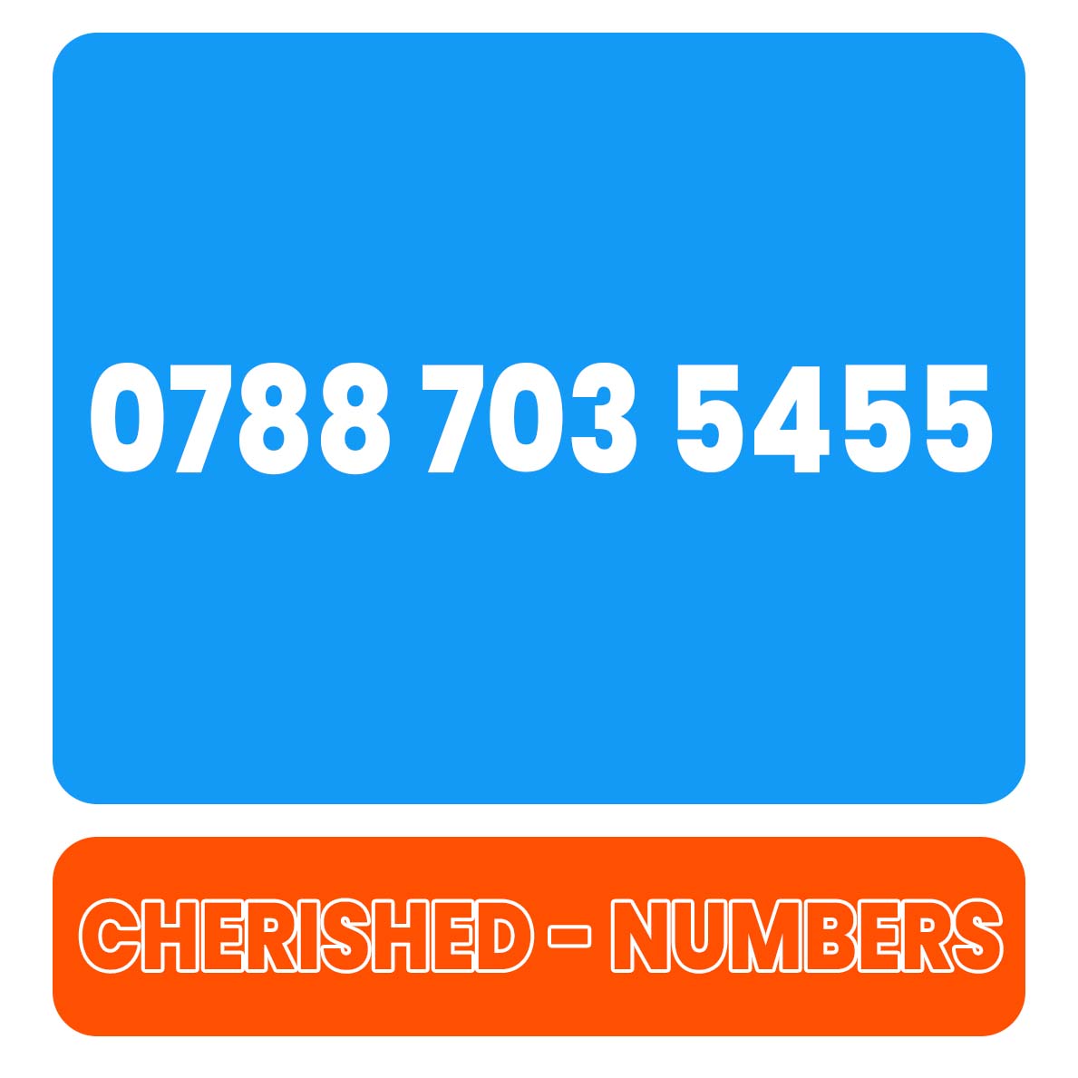 0788 703 54 55 Gold UK VIP Mobile Phone Number Sim