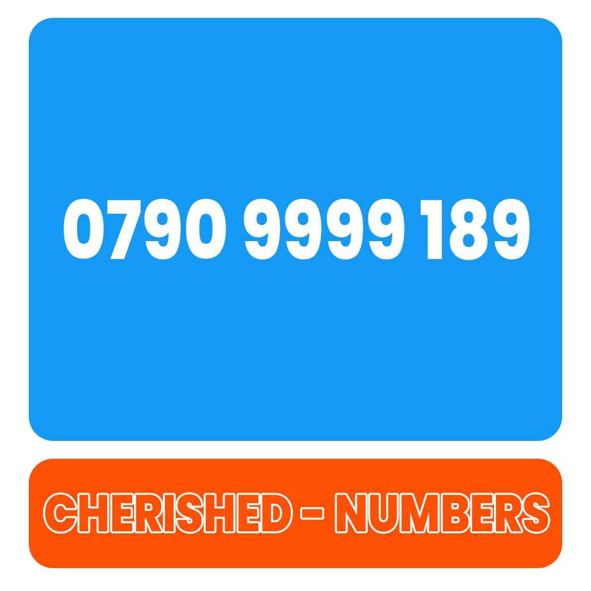 0790 99 99 189 Gold UK VIP Mobile Phone Number Sim