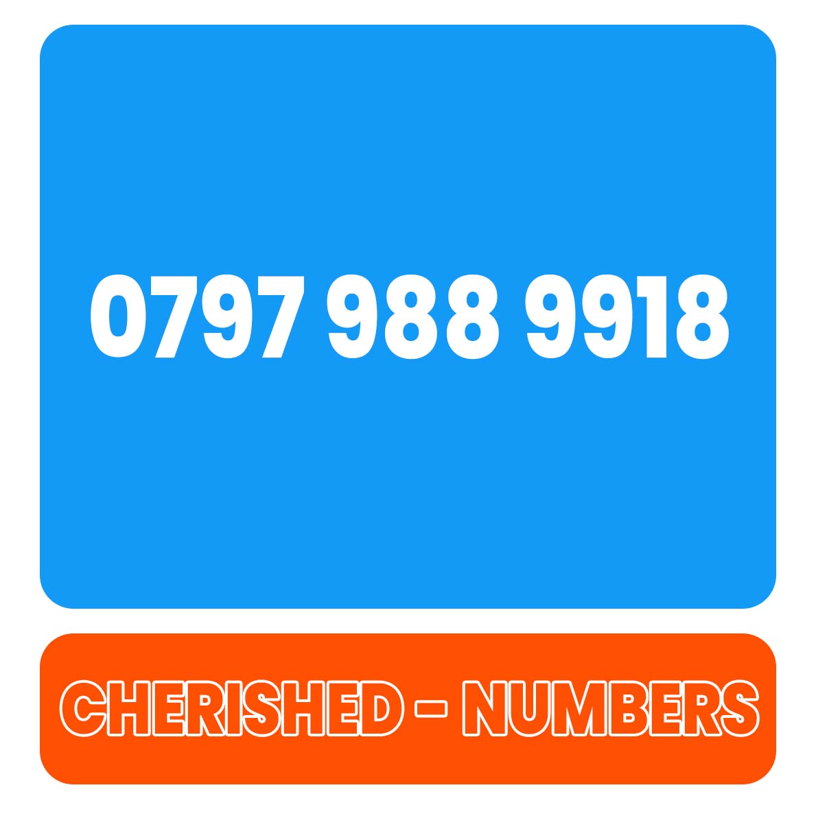 0797 988 99 18 Gold UK VIP Mobile Phone Number Sim