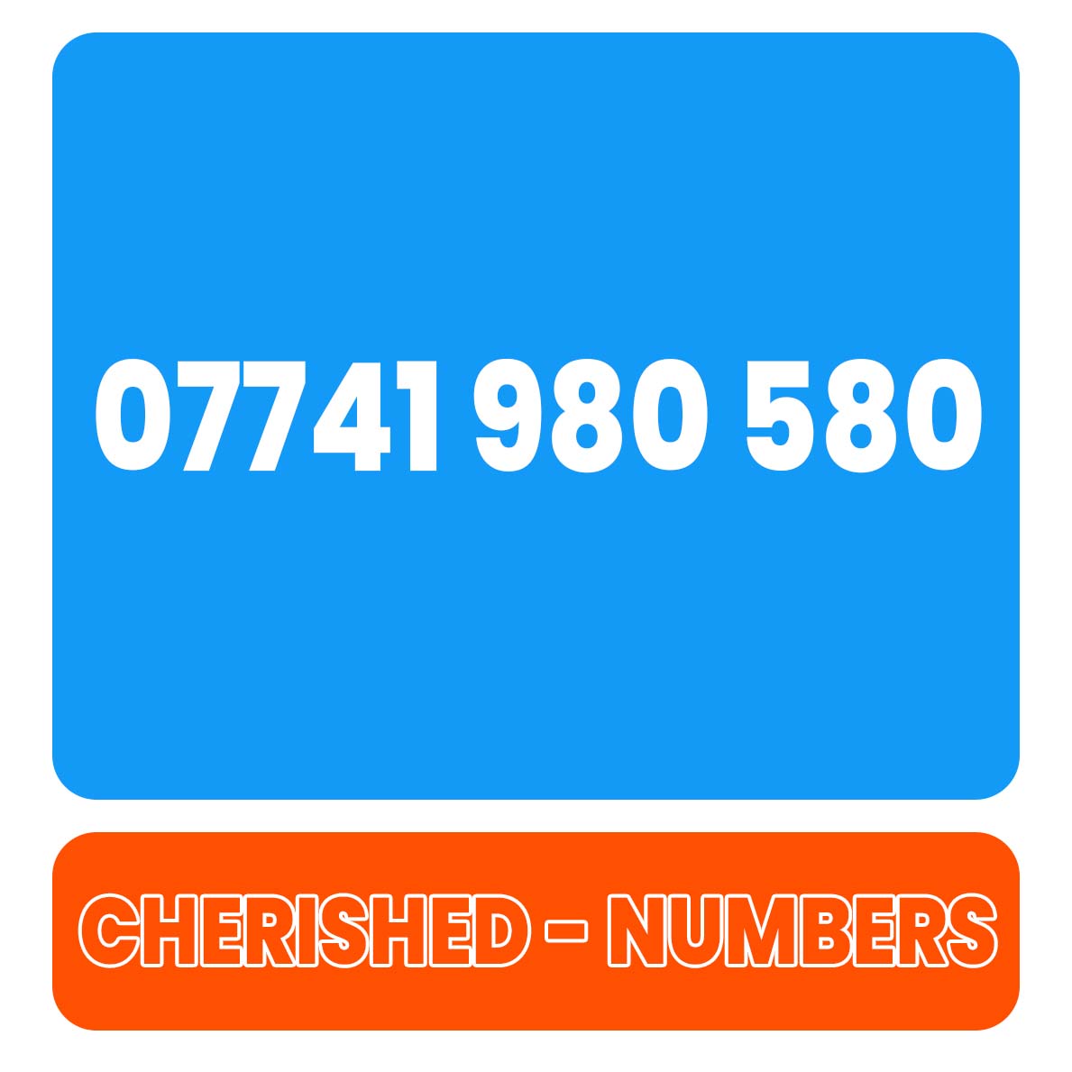 07741 980 580 Gold UK VIP Mobile Phone Number Sim