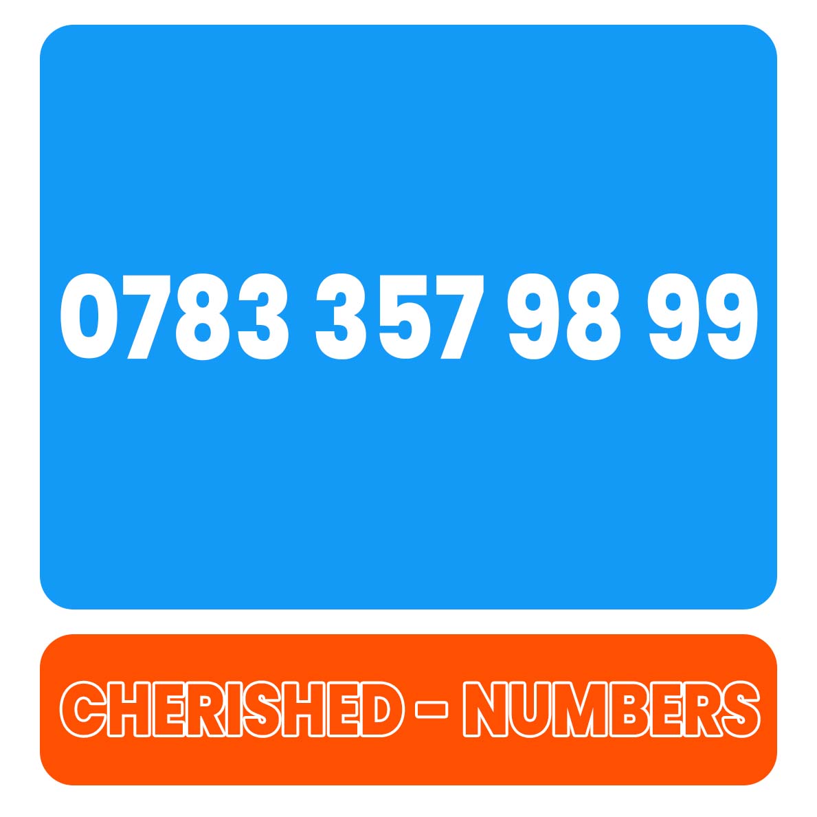 078 33 57 98 99 Gold UK VIP Mobile Phone Number Sim