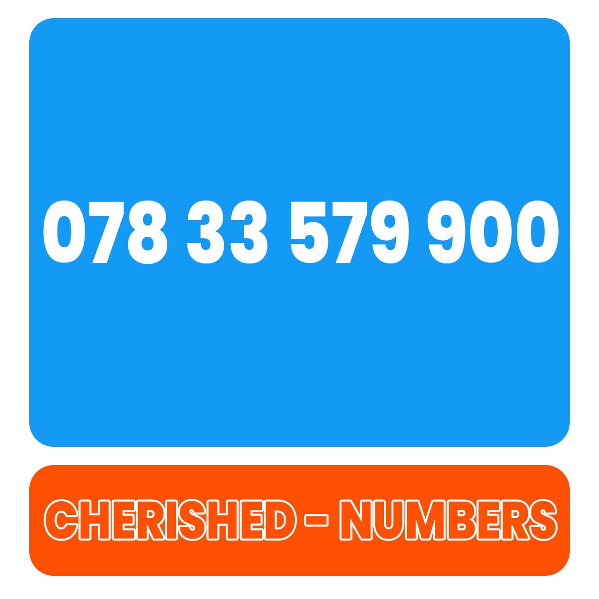 078 33 579 900 Gold UK VIP Mobile Phone Number Sim