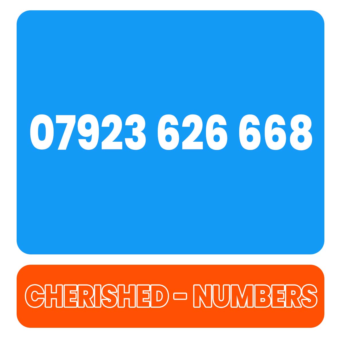 07923 626 668 Gold UK VIP Mobile Phone Number Sim